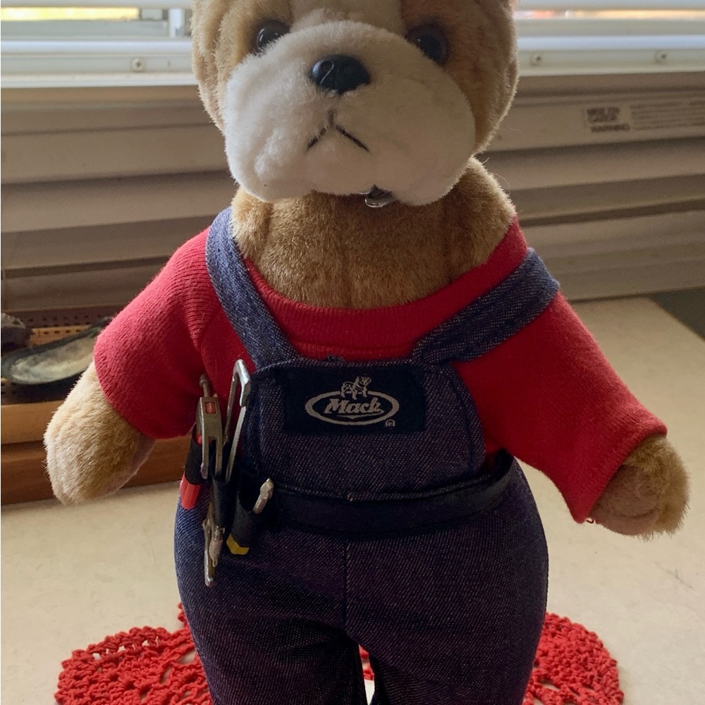 SOLD ~ Vintage Mack Truck Bulldog on Display Stand ~ Sold